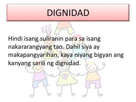 DIGNIDAD (Tagalog).